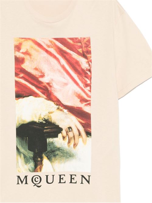 T-shirt con stampa ALEXANDER MCQUEEN | 815011QTADA0985